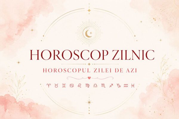 Horoscop zilnic cu simboluri zodiacale decorative