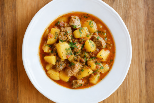 Tocăniță de cartofi cu carne: rețetă de casă
